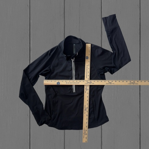 90 Degree by Reflex Women’s Black Quarter Zip Pullover Long Sleeve Top Size L - Picture 12 of 12